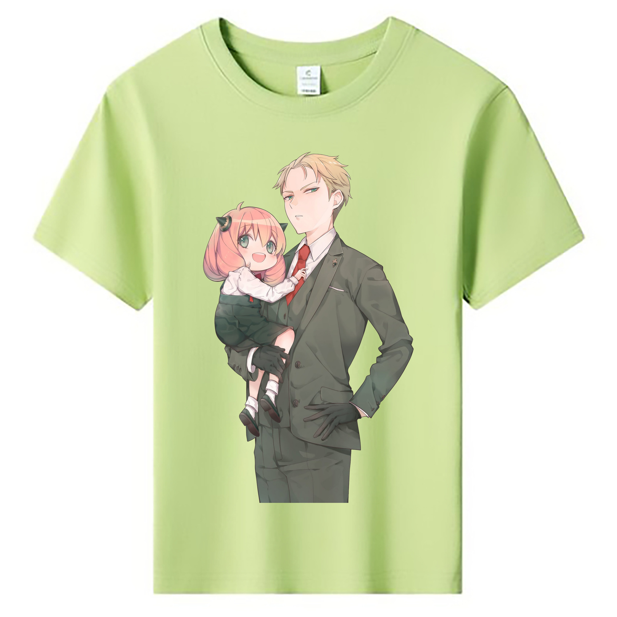（画像用） SPY×FAMILY间谍家家酒 綿100％キッズTシャツ（フロントプリント）